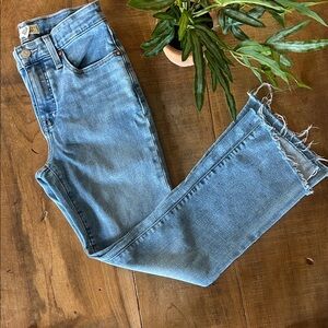 Madewell Light Blue Cropped Jeans